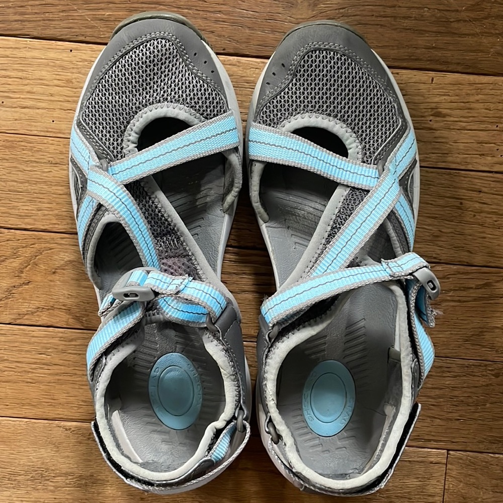 Teva Gray and blue sandals for women